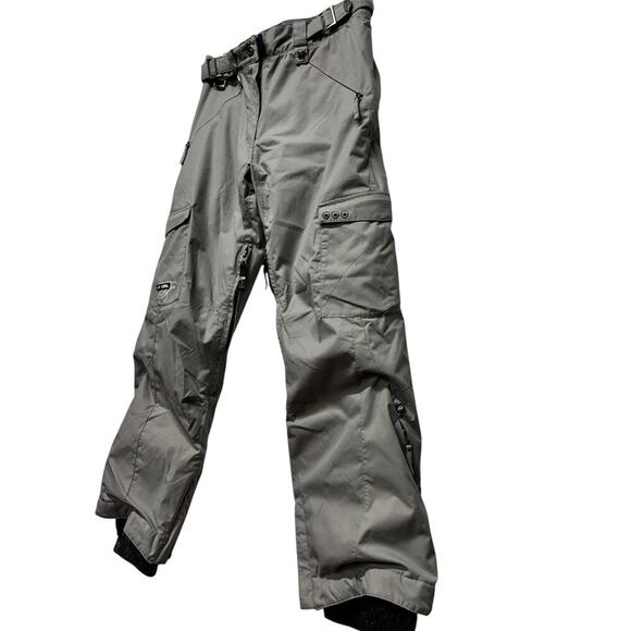 Ride Snowboard Pants Cell 10 Series Women's Size Small 10k Waterproof Gray - Picture 4 of 16